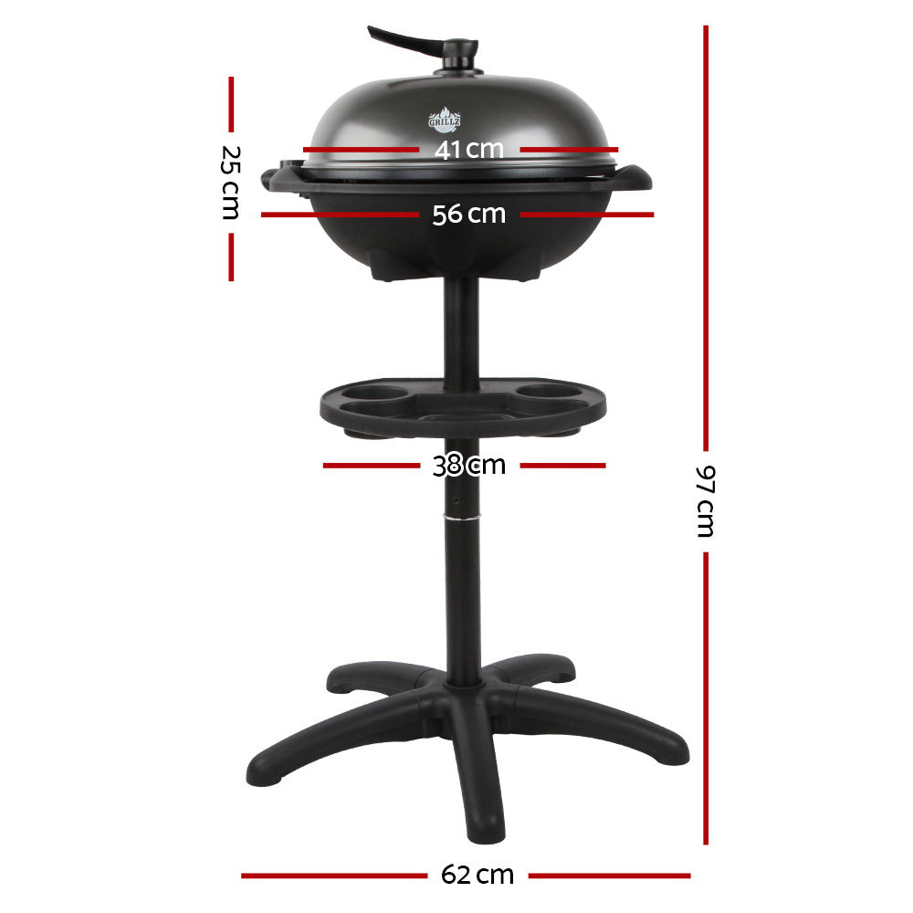 Grillz Electric BBQ Smoker Grill