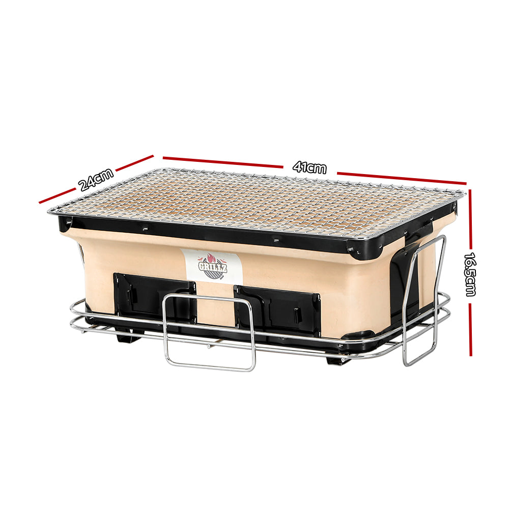 Grillz Tabletop Charcoal BBQ Smoker