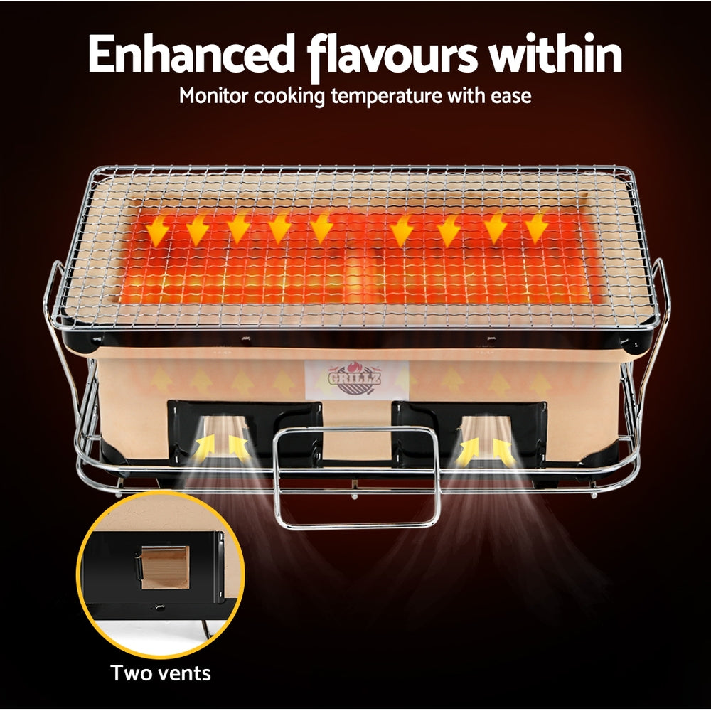 Grillz Tabletop Charcoal BBQ Smoker