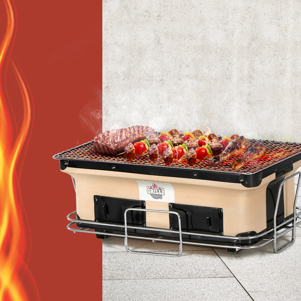 Grillz Tabletop Charcoal BBQ Smoker