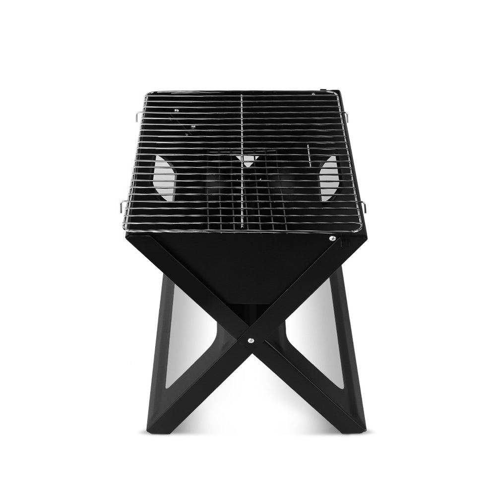 Grillz Foldable Charcoal BBQ Smoker