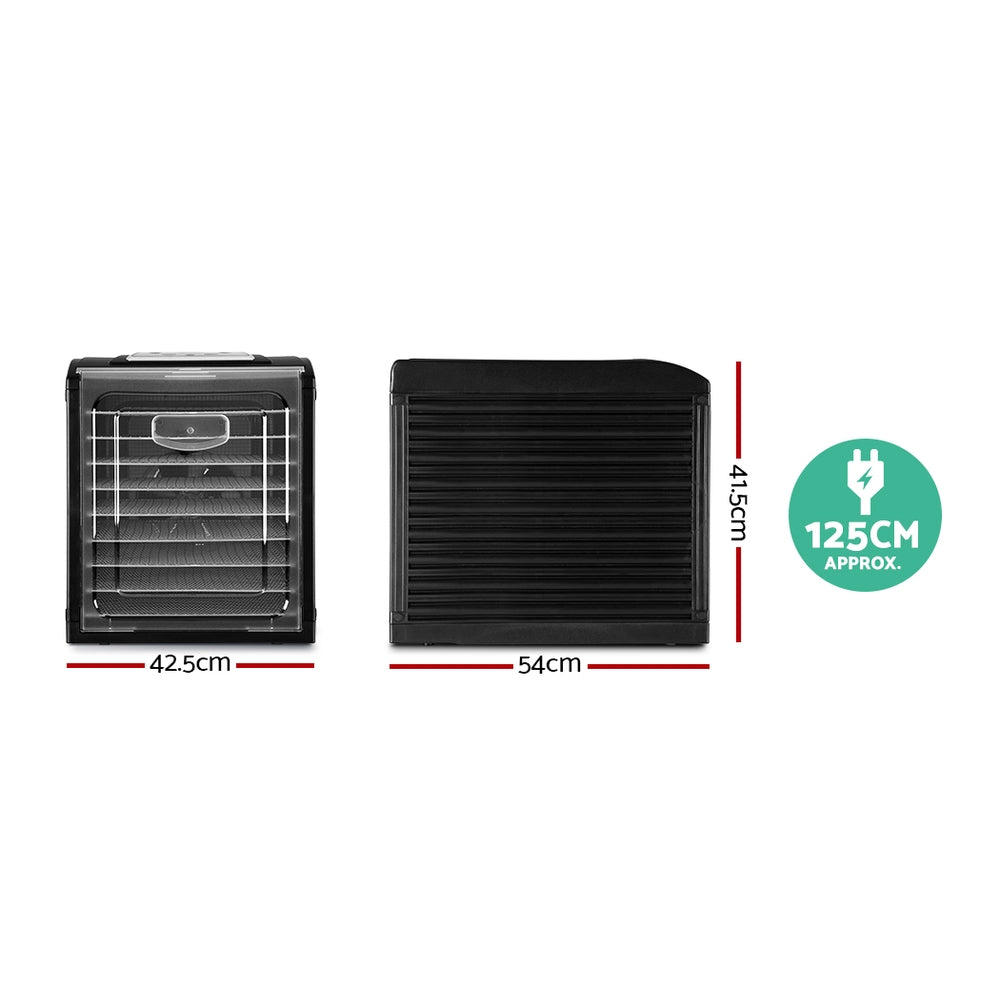 Devanti 9-Tray Premium Food Dehydrator with Stainless Steel Trays