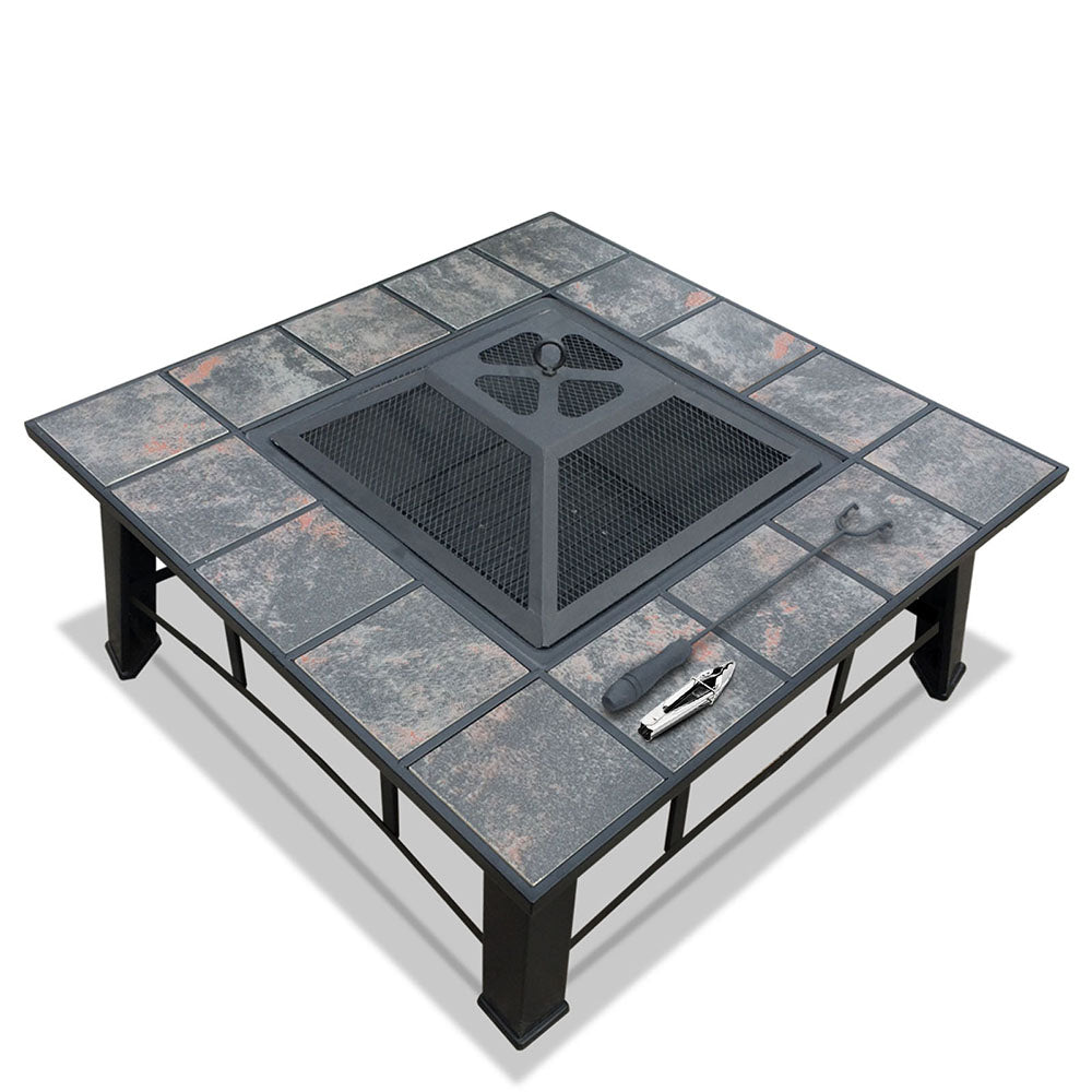 Grillz 4-in-1 Fire Pit, Ice Bucket & Grill Table