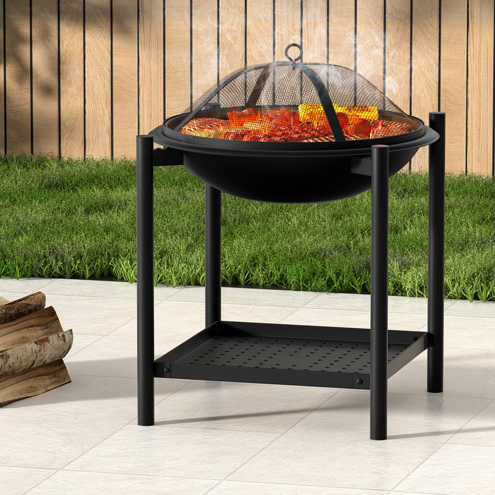 Grillz 2-in-1 Fire Pit & BBQ Grill – Outdoor