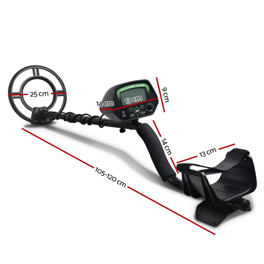 Metal Detector 220MM Deep Sensitive Waterproof LCD Display