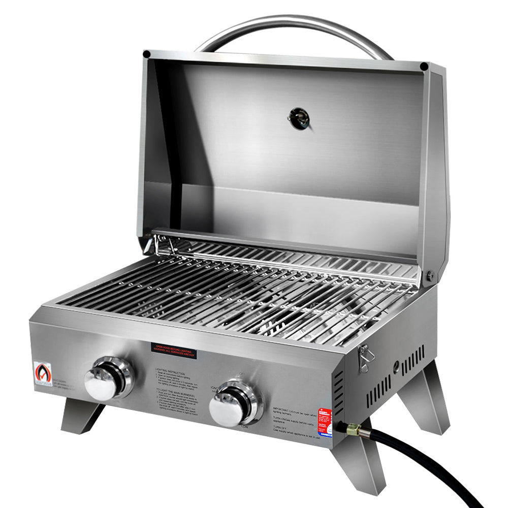 Grillz Portable Gas BBQ Grill – 2 Burners