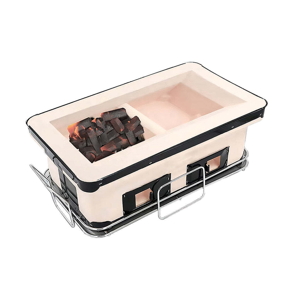 Portable Hibachi Charcoal BBQ Grill