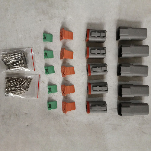 5 Deutsch DT 6 Way Pin Male/Female Electrical Connector Plug
