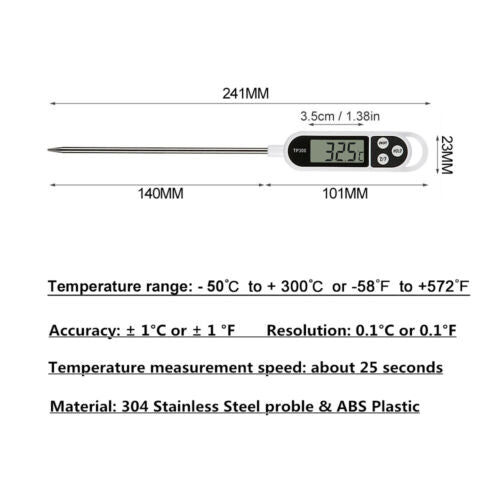 Digital Probe Thermometer – BBQ & Cooking