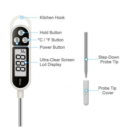 Digital Probe Thermometer – BBQ & Cooking