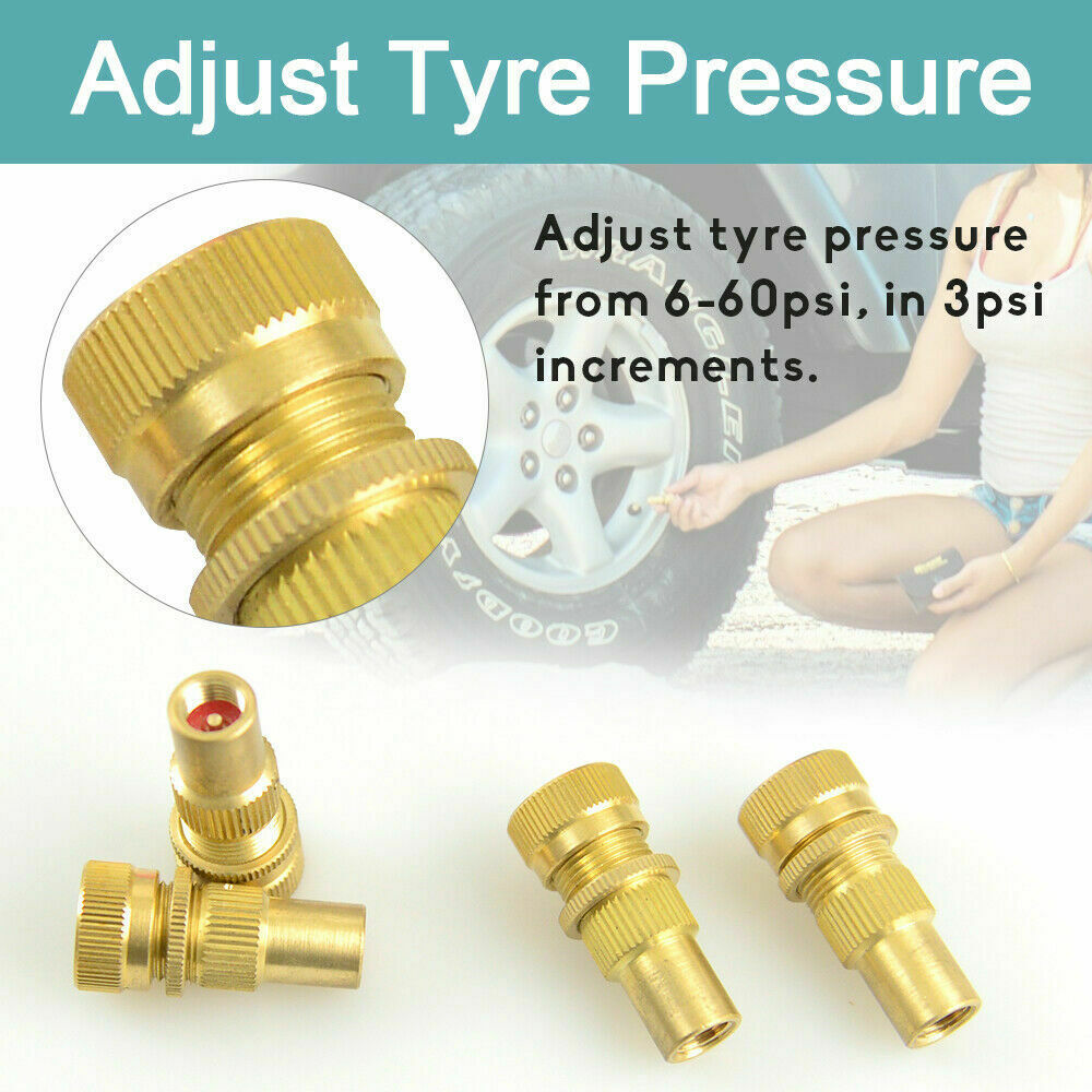 X-BULL Tyre Deflators Brass Air Deflator 0-60 PSI tyre Valve Core Tool Automatic