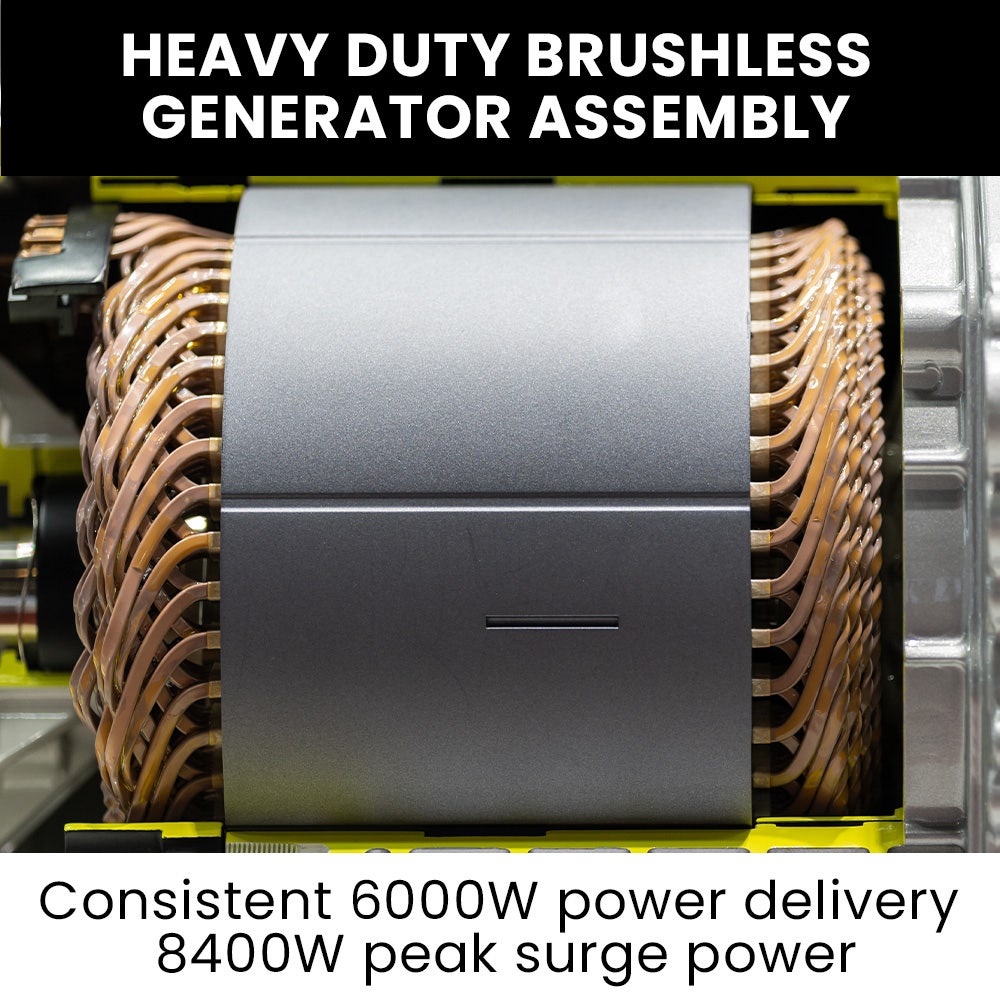 GENPOWER 8.4kW Peak 6kW Rated Commercial Diesel Generator, Electric Key