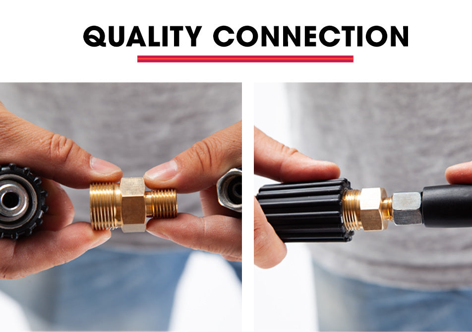 Jet-USA 20M Petrol Pressure Washer Hose Extension with Drain Cleaner