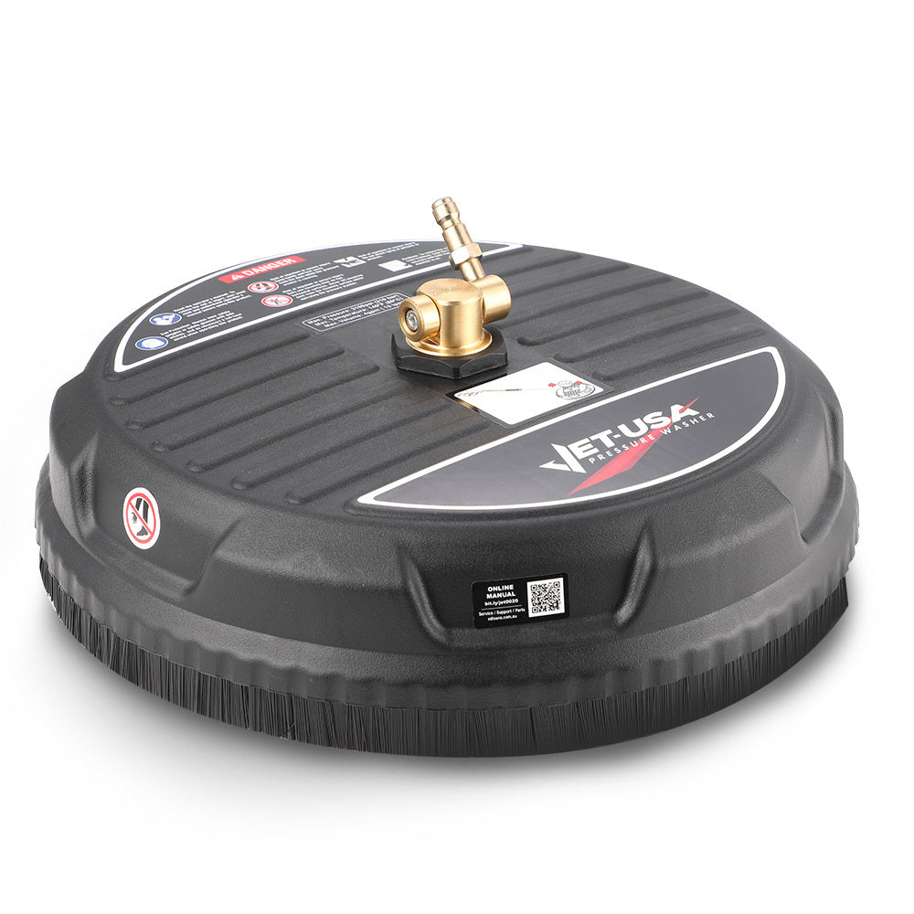 Jet-USA 15" Nylon Pressure Washer Surface Cleaner, 1/4" Fitting, For
