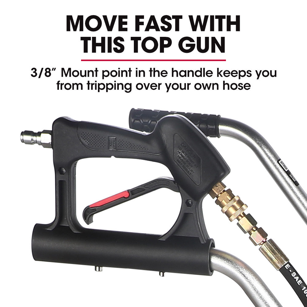 Jet-USA 24" Stainless Steel Pressure Washer Surface Cleaner, 3/8" Fitting,