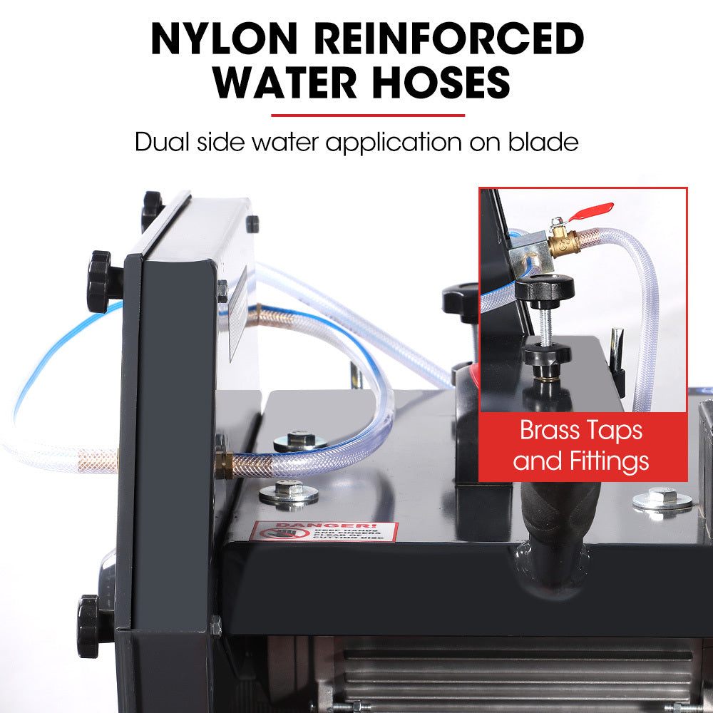 BAUMR-AG 2000W 350mm 14" Brick & Masonry Table Saw, Electric Tile Concrete Cutting, with Stand