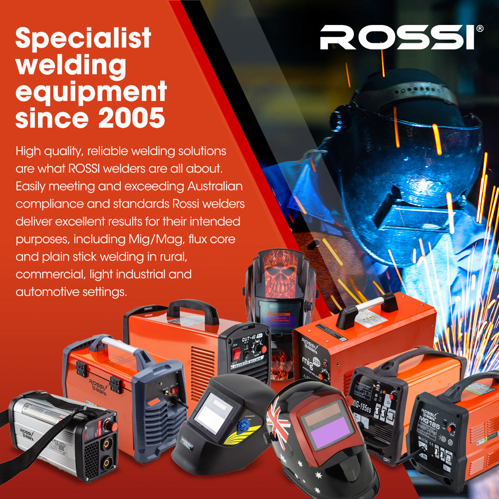 ROSSI 170Amp MIG ARC Stick Welder, with Carry Case &