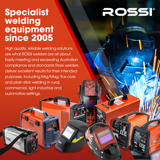 ROSSI 170Amp MIG ARC Stick Welder, with Carry Case &