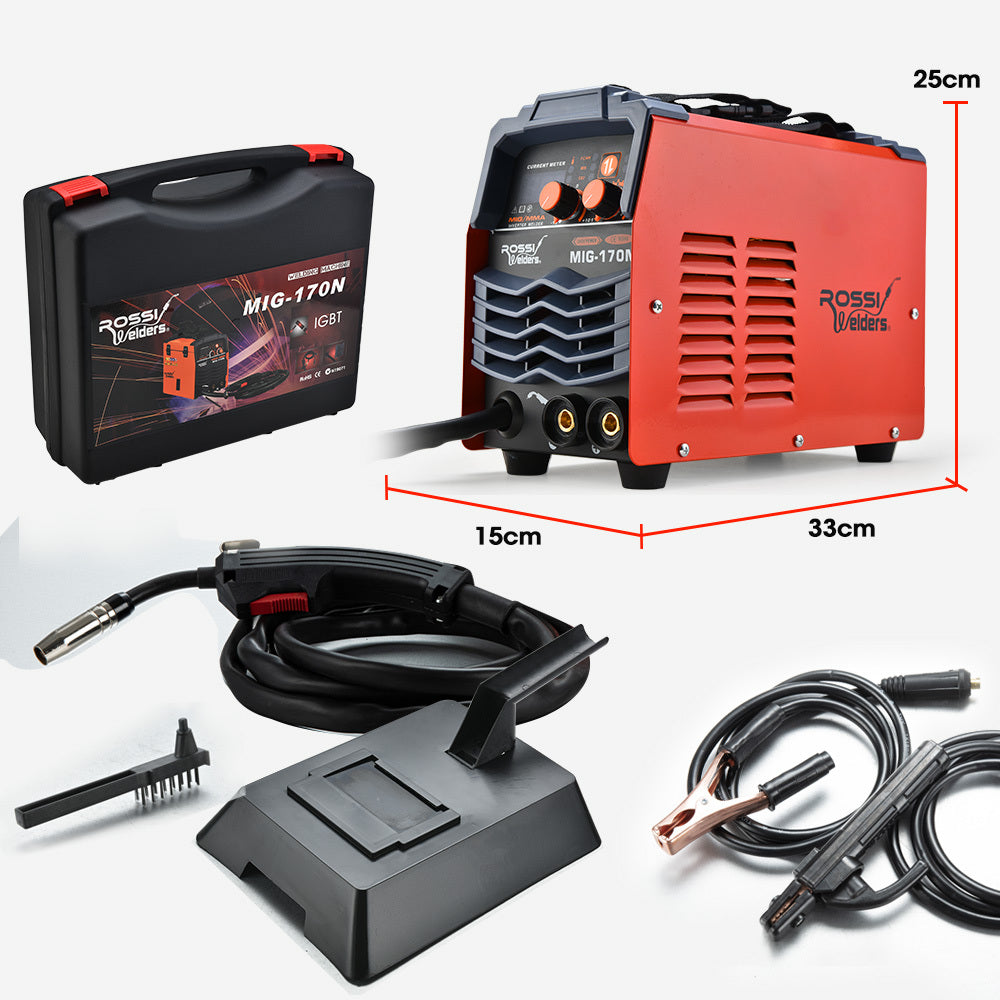 ROSSI 170Amp MIG ARC Stick Welder, with Carry Case &