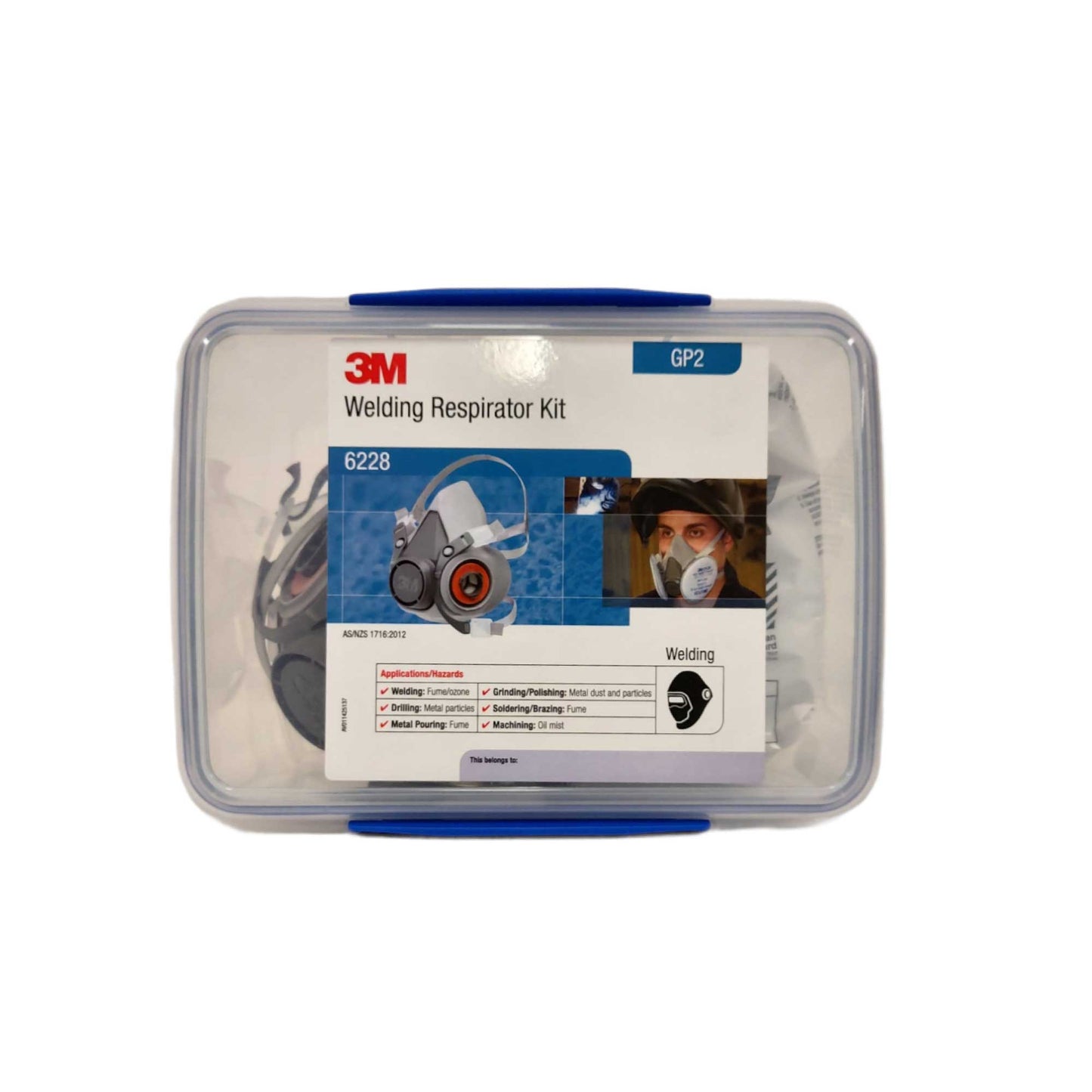 3M Welding Respirator GP2 Filter Reusable Half Face Fume Mask