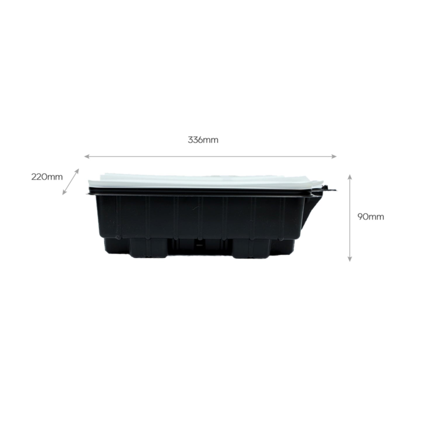 20 Pack Dalat Heating Lunch Box Container 33cm Rectangle + Heating Bag