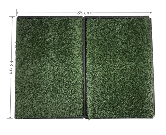 YES4PETS Indoor Dog Puppy Toilet Grass Potty Training Mat Loo Pad 85Â x 63 cm