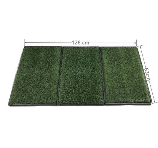 YES4PETS Indoor Dog Puppy Toilet Grass Potty Training Mat Loo Pad 126Â x 63Â cm