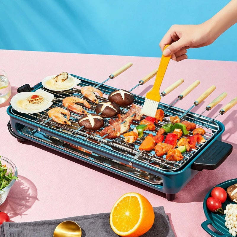1500W Portable Smokeless Grill & Griddle
