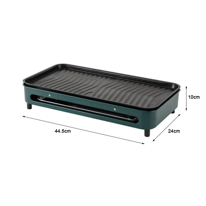 1500W Portable Smokeless Grill & Griddle