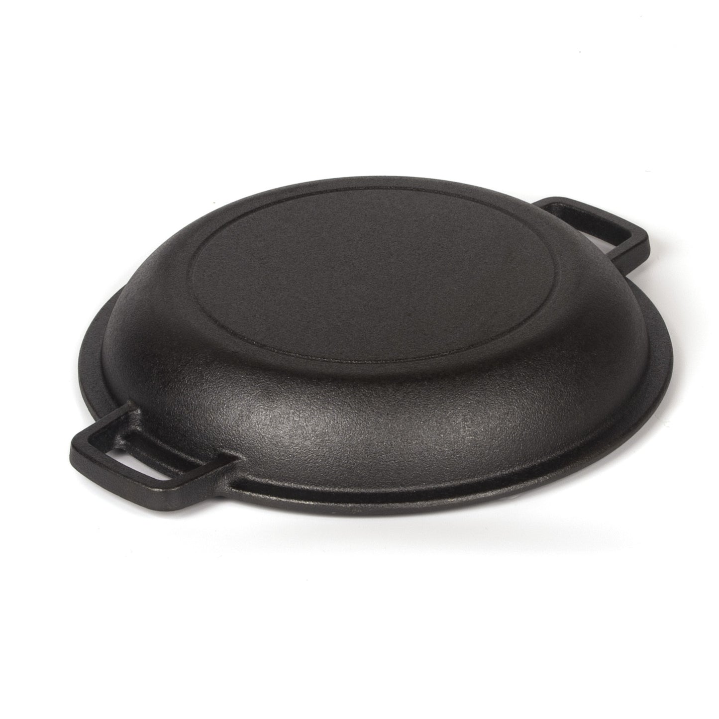 26cm 2-in-1 Cast Iron Dutch Oven & Skillet Set �C Pre-Seasoned Dual-Use Pot with Lid Fry Pan, Durable & Versatile Cookware