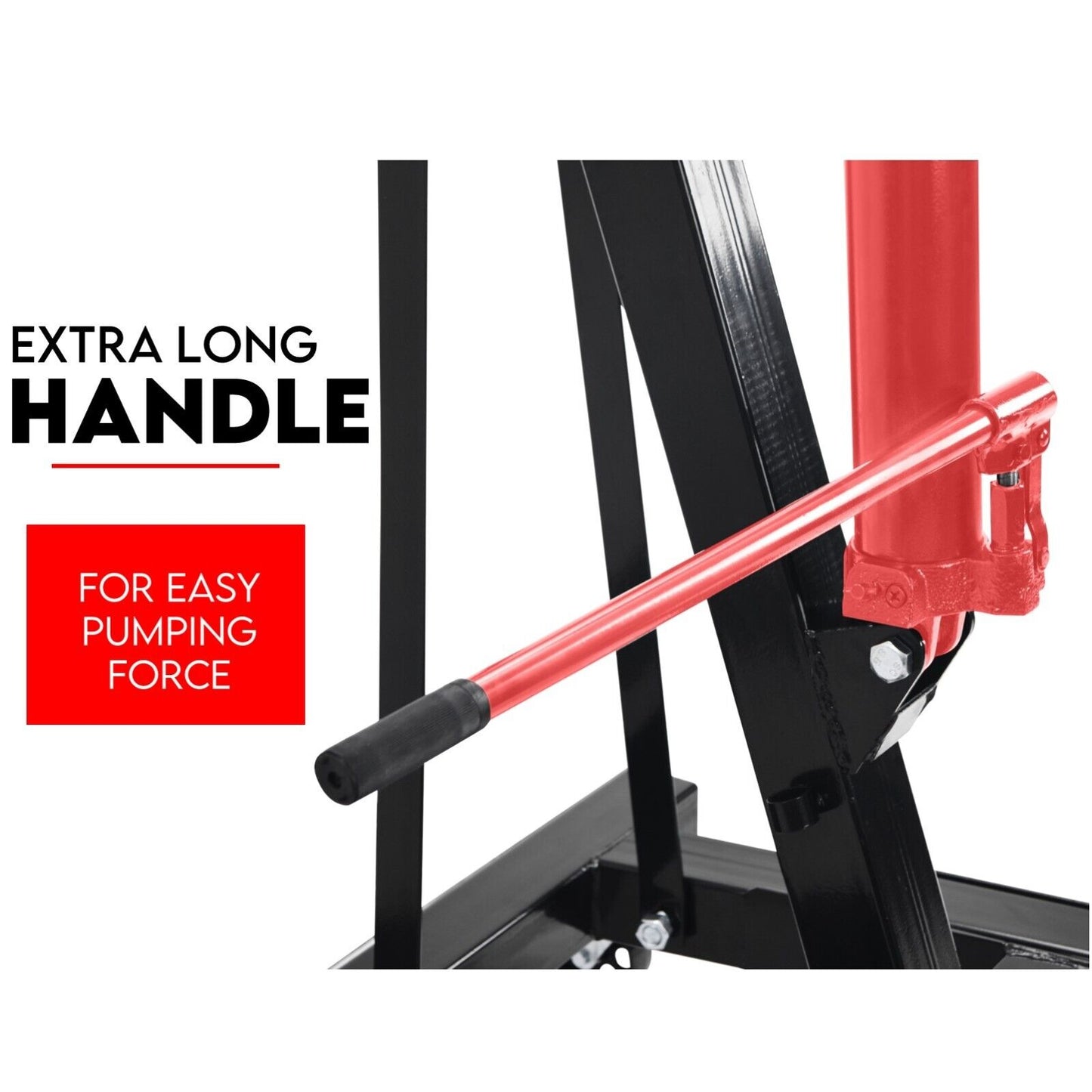2 Ton Hydraulic Engine Crane Folding Hoist Stand Mobile Garage