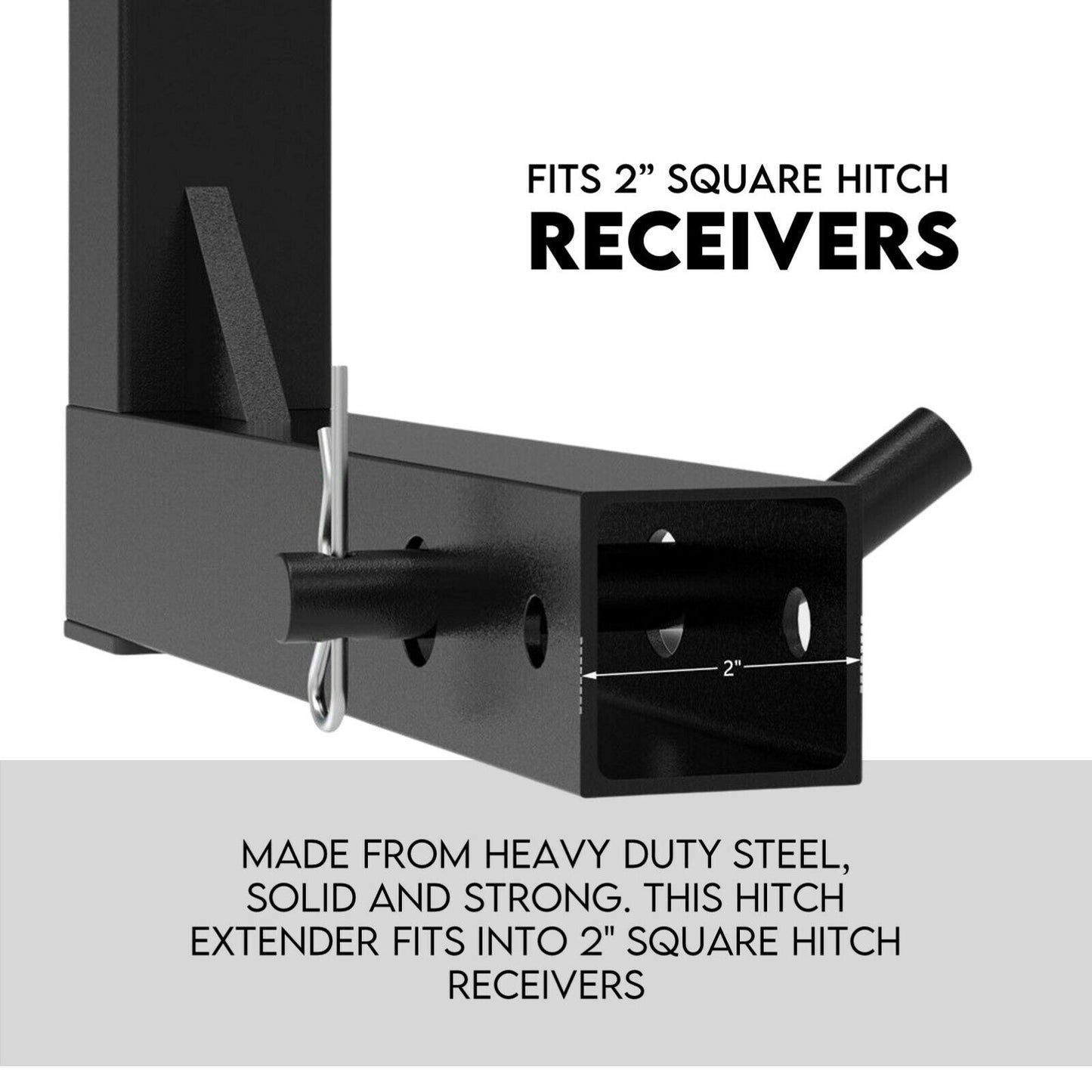 Tow Bar Hitch Mount Ladder Roof Rack Bar Extension