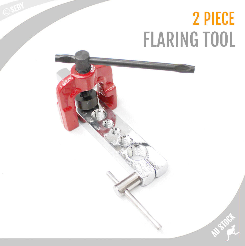 2 Piece Flaring Tool Tubing Pipe Flaring Dies Tool Air