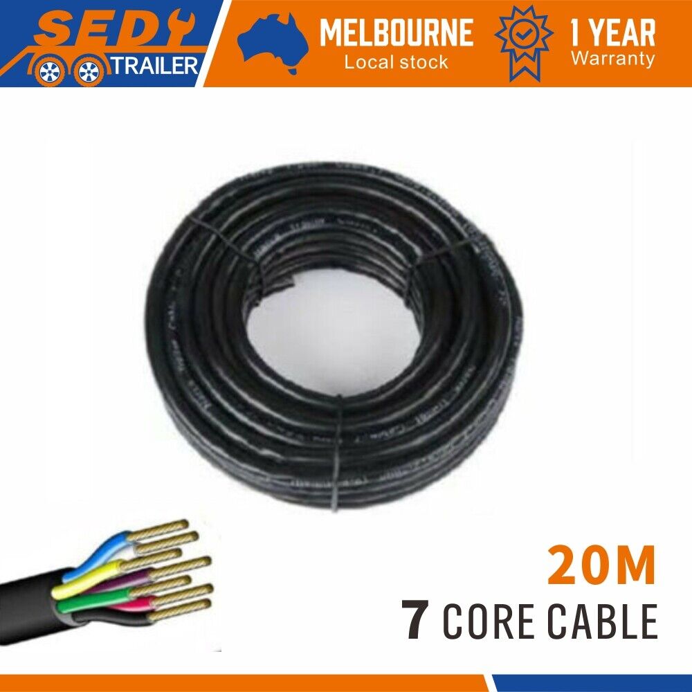 20M 7 Core Wire Cable Trailer Cable Boat Caravan Truck