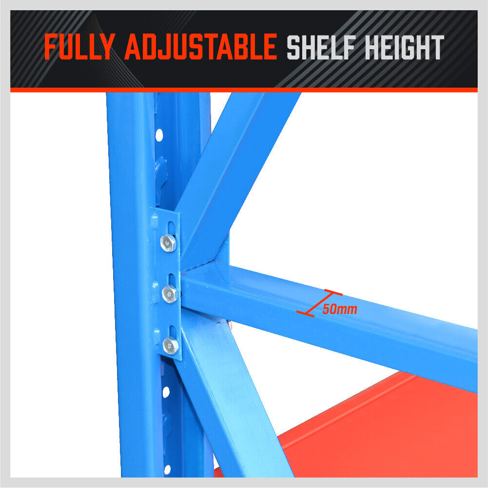 2mx2m Steel Racks Shelves Garage Storage Warehouse Tyre Shelving 1000