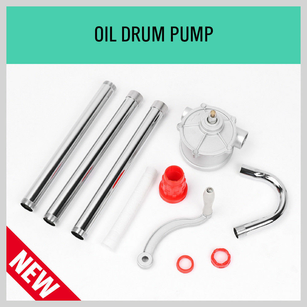 Aluminium Rotary Drum Pump Diesel Fuel Kero Oil Petrol 44