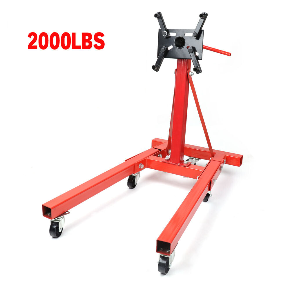 900kg Engine Stand Heavy-Duty Industrial Workshop Cars Auto Crane Hoist