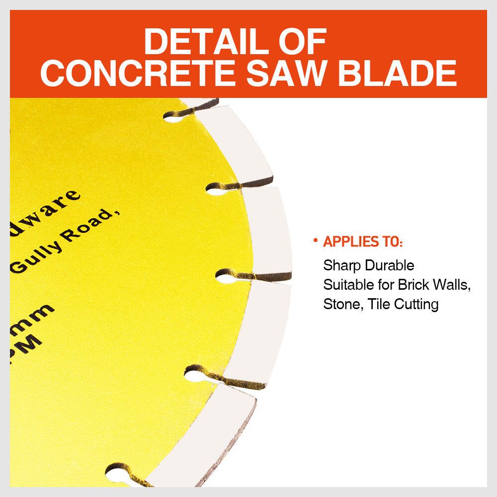 300mm/12" Concrete Saw Blade Masonry Cutting Disc Circular Diamond Stone