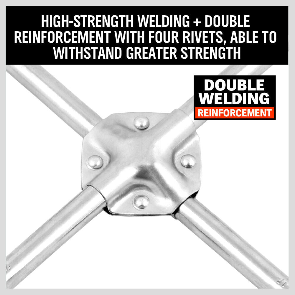 14" Wheel Brace Spanner 4-way Cross Wrench Car Tyre Nut
