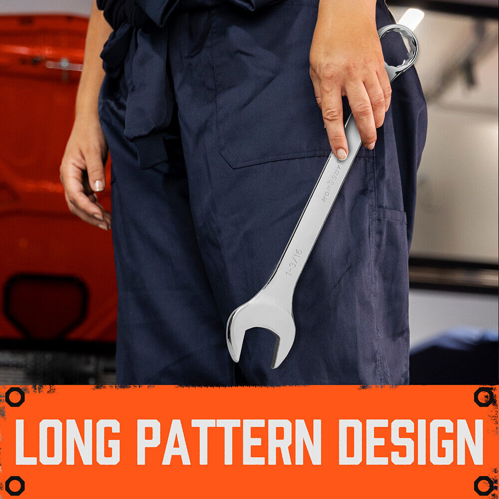 6Pack Extra Big Imperial Combination Spanner Ring Open Ended Combo