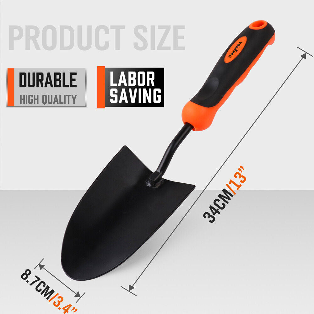 HORUSDY 13'' Garden Trowel Hand Shovel Spade Farmland Transplant Digging