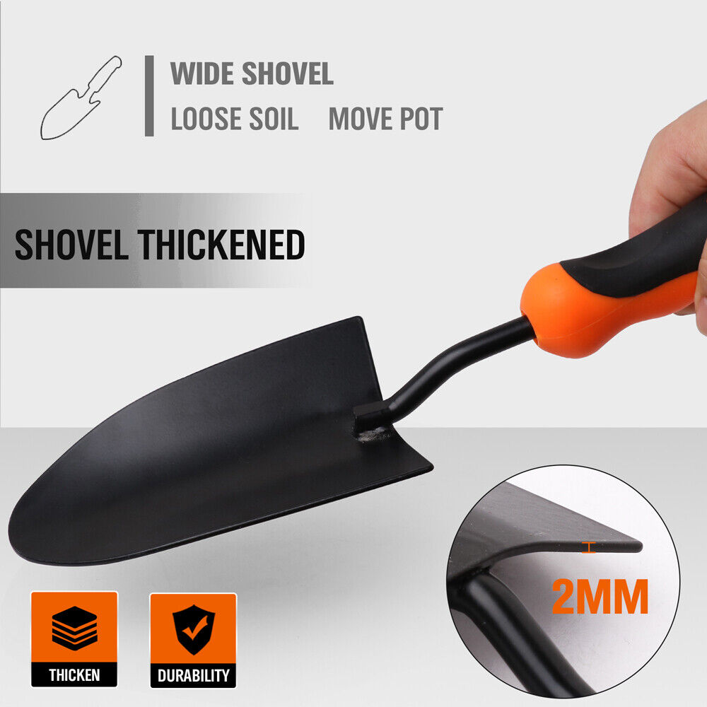 HORUSDY 13'' Garden Trowel Hand Shovel Spade Farmland Transplant Digging