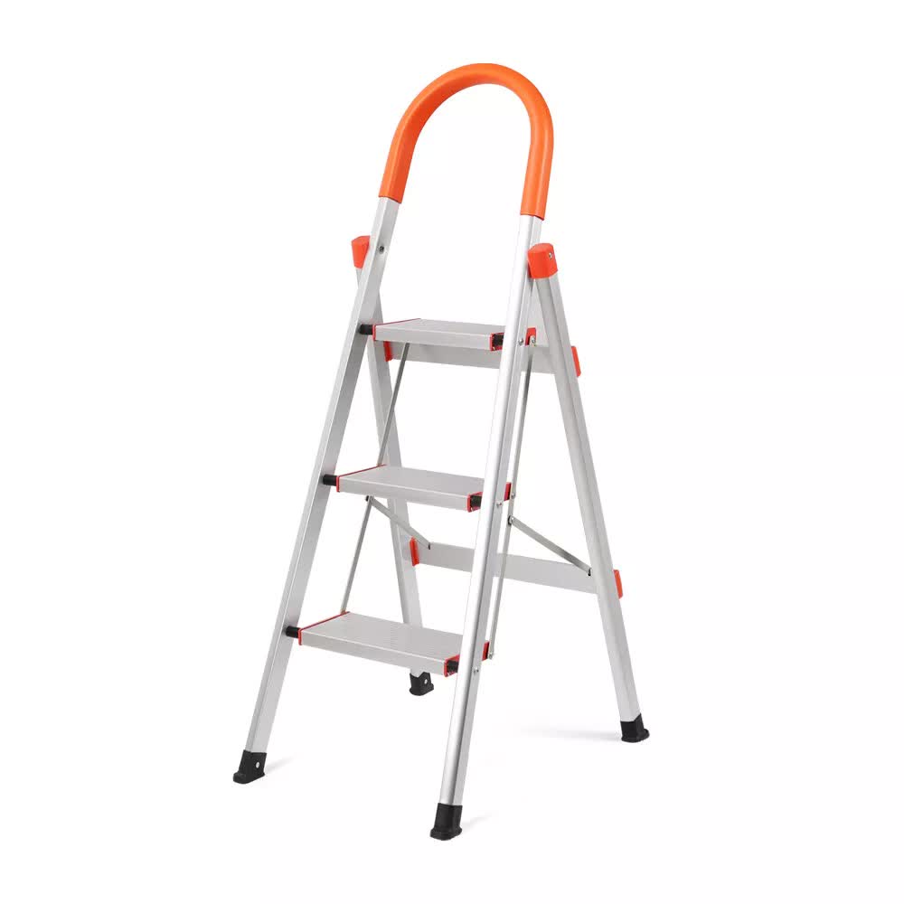 3 Step Ladder Multi Purpose Household Office Foldable Non Slip