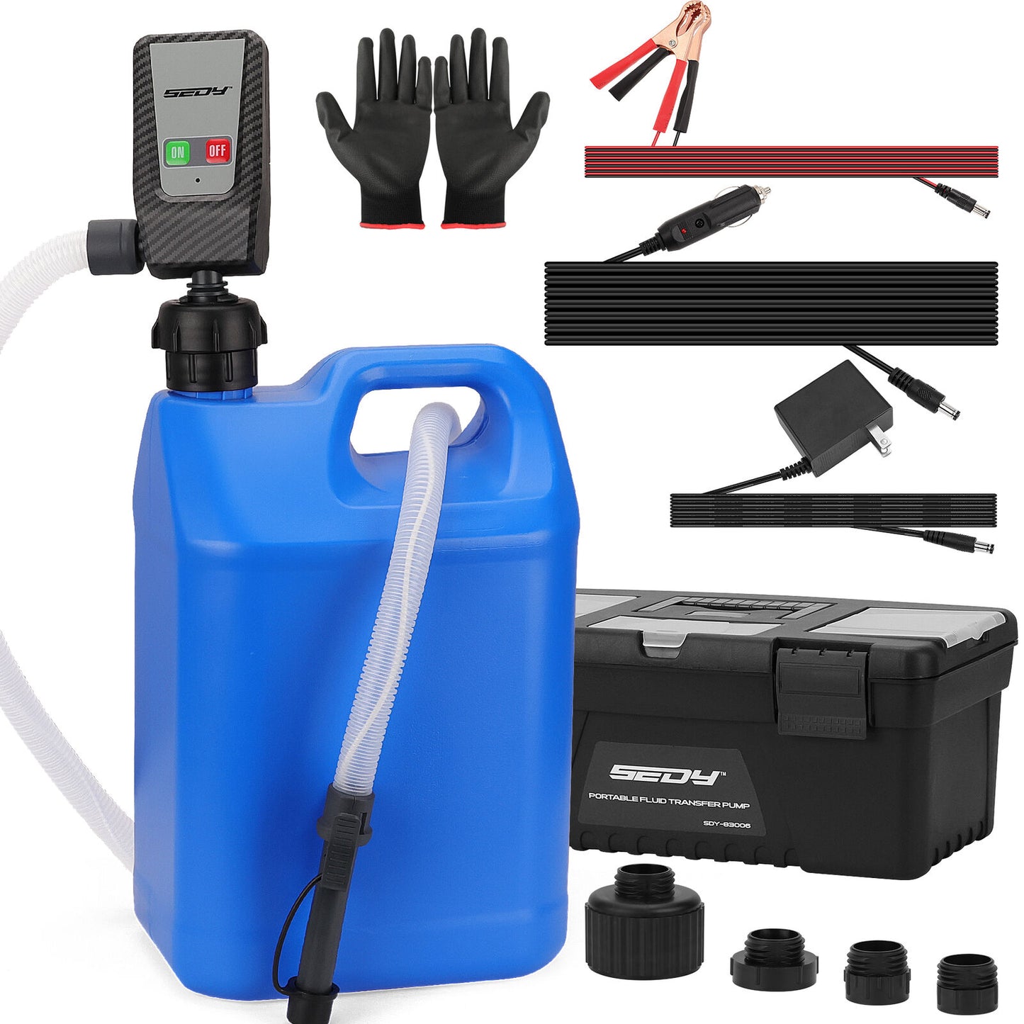 Liquid Transfer Pump Battery Powered Multipurpose - Petrol Diesel Water Pump
