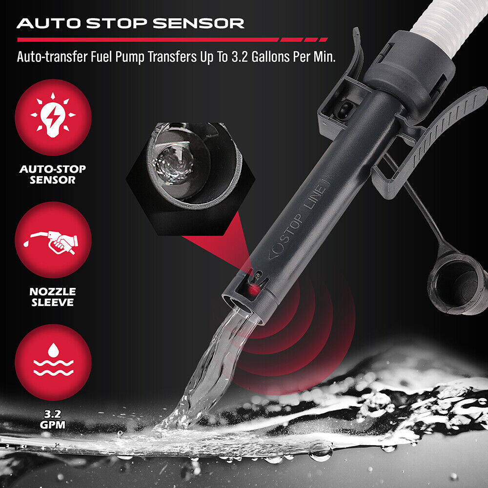 Liquid Transfer Pump Battery Powered Multipurpose - Petrol Diesel Water Pump