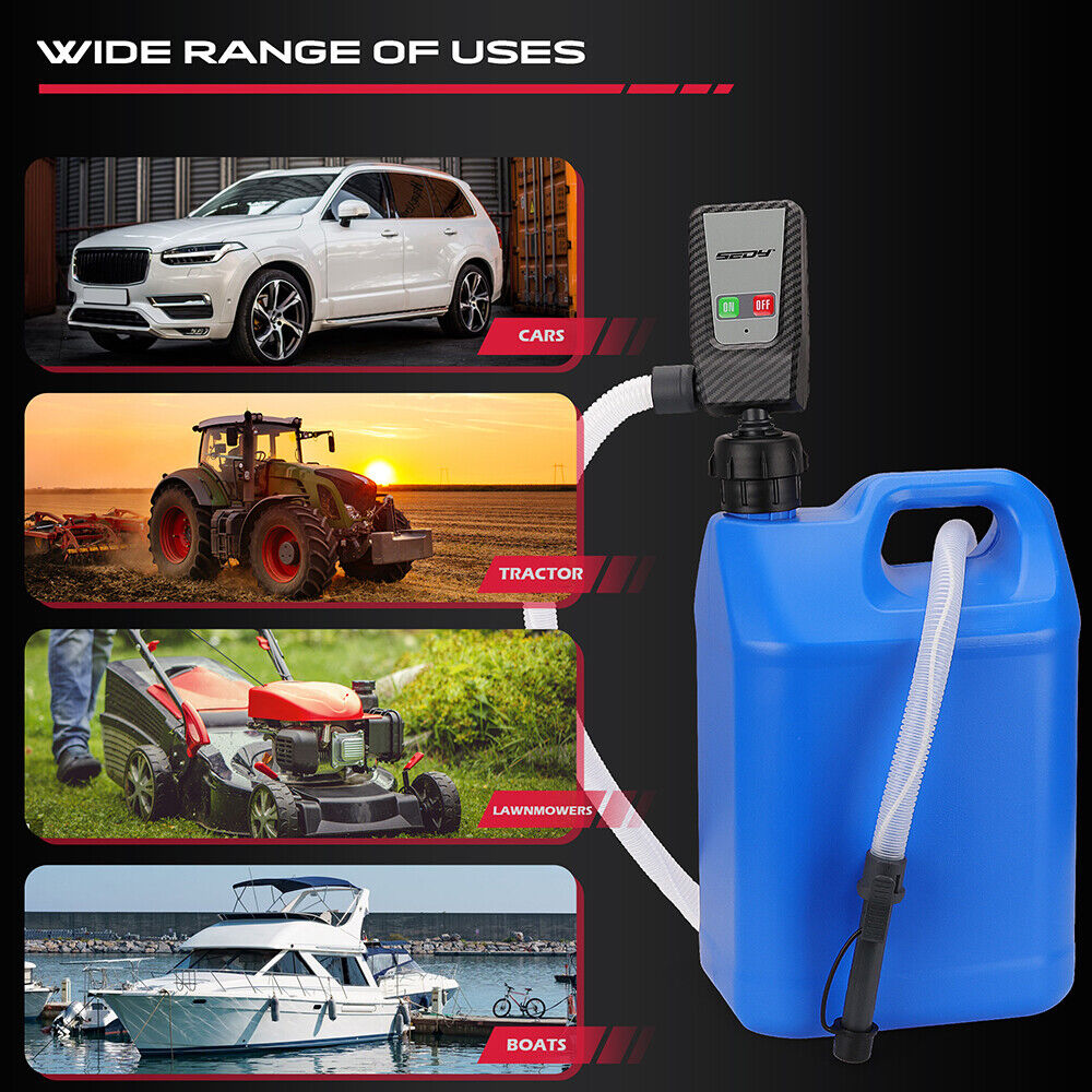 Liquid Transfer Pump Battery Powered Multipurpose - Petrol Diesel Water Pump