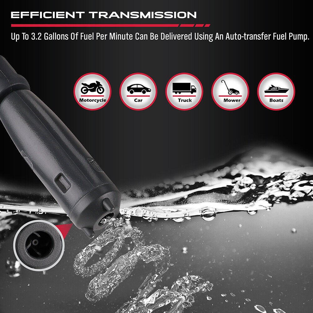 Liquid Transfer Pump Battery Powered Multipurpose - Petrol Diesel Water Pump