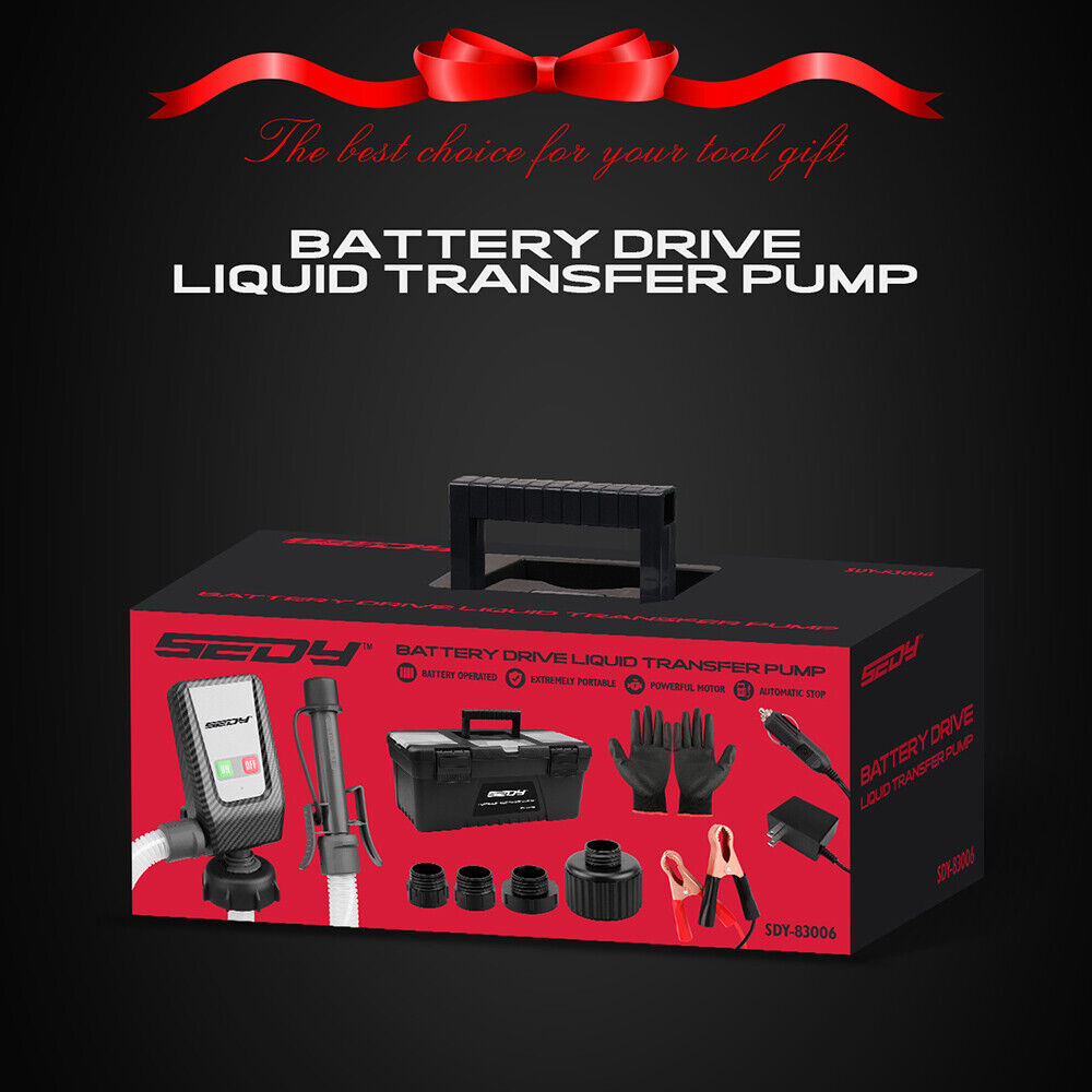 Liquid Transfer Pump Battery Powered Multipurpose - Petrol Diesel Water Pump