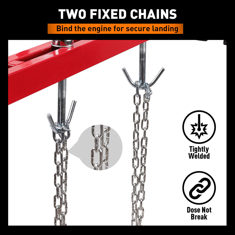1.5M Engine Support Bar Engine Load Leveler 1100Lb Transmission Dual