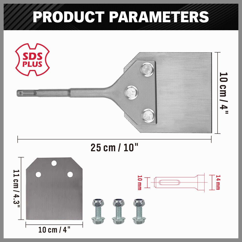 25cm Floor Scraper Tile Glue Removal Chisel Remove Tile Thinset